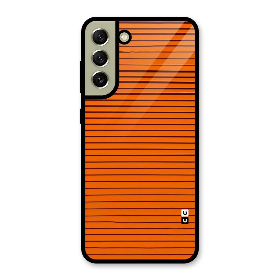 Trippy Stripes Glass Back Case for Galaxy S21 FE 5G