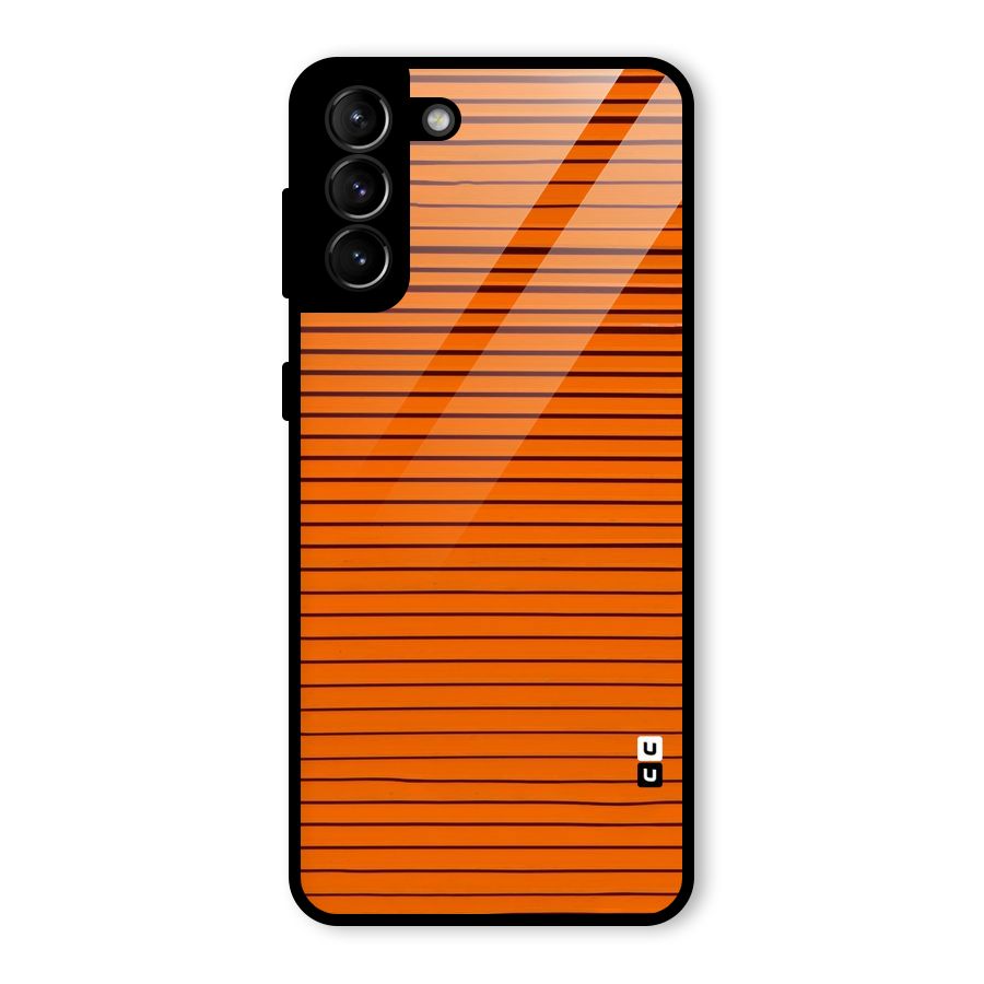 Trippy Stripes Glass Back Case for Galaxy S21 Plus