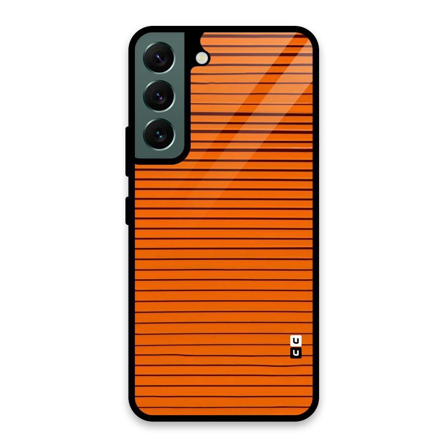 Trippy Stripes Glass Back Case for Galaxy S22 5G