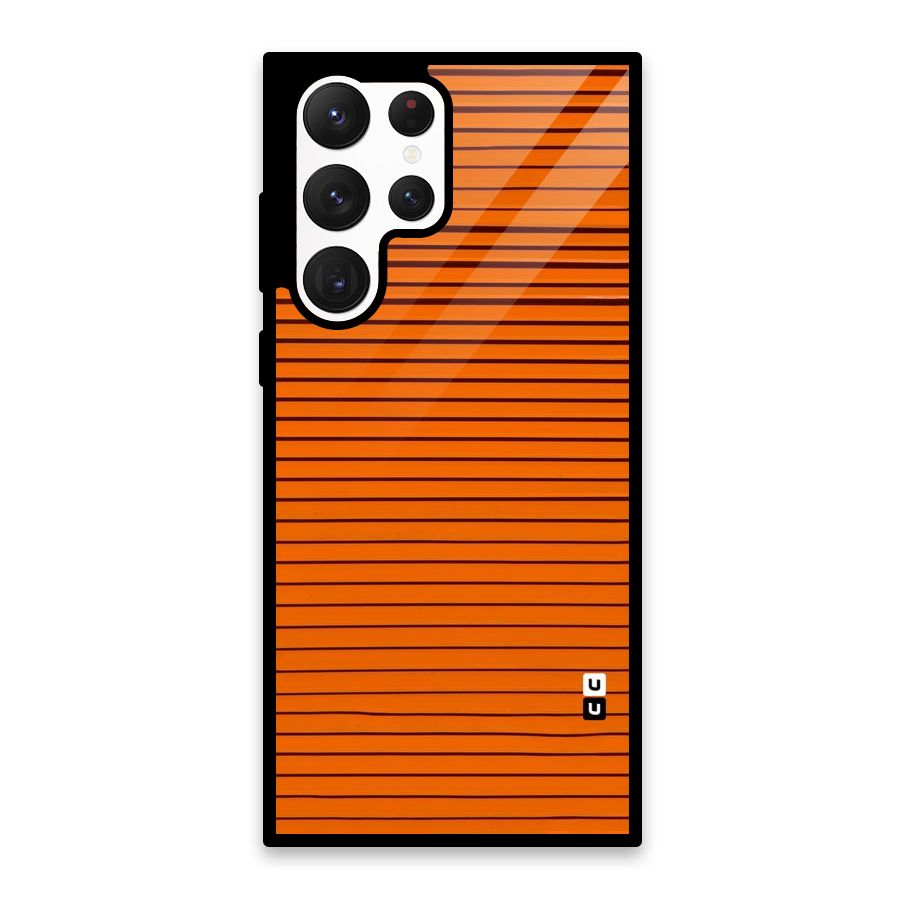 Trippy Stripes Glass Back Case for Galaxy S22 Ultra 5G
