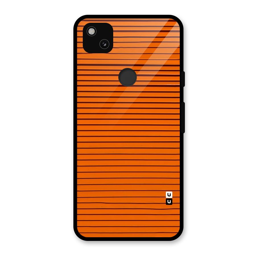 Trippy Stripes Glass Back Case for Google Pixel 4a