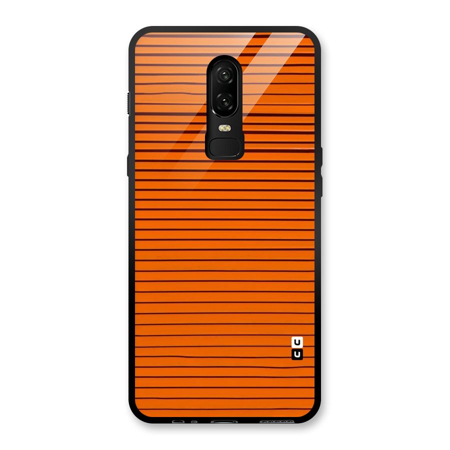 Trippy Stripes Glass Back Case for OnePlus 6