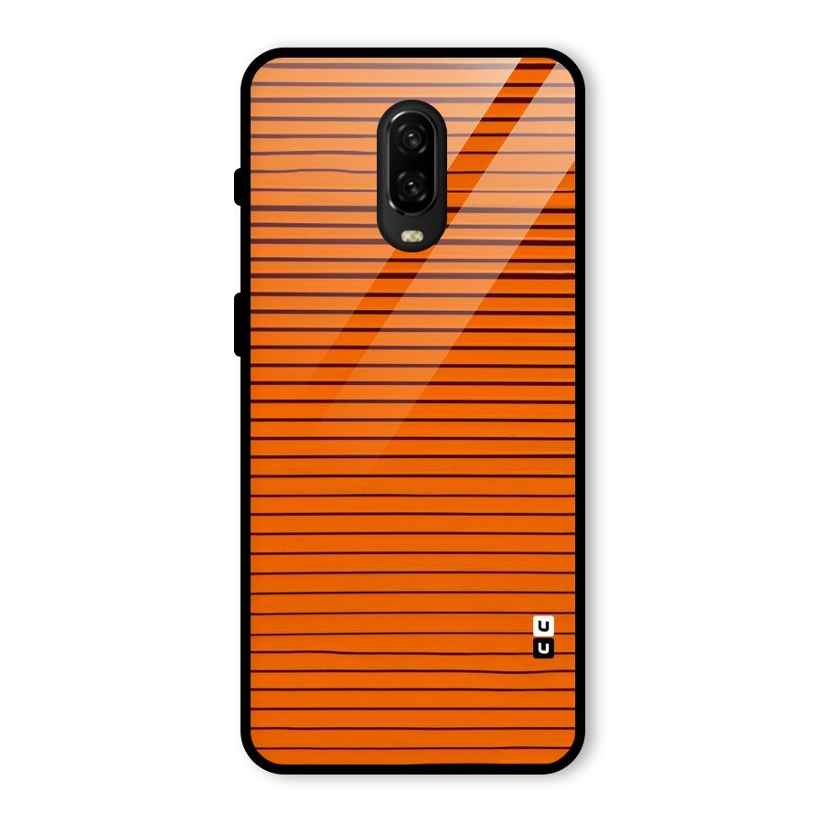 Trippy Stripes Glass Back Case for OnePlus 6T