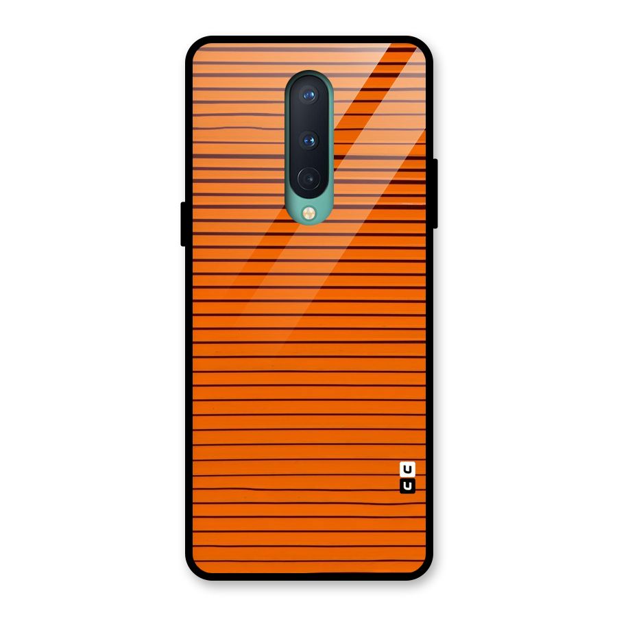 Trippy Stripes Glass Back Case for OnePlus 8