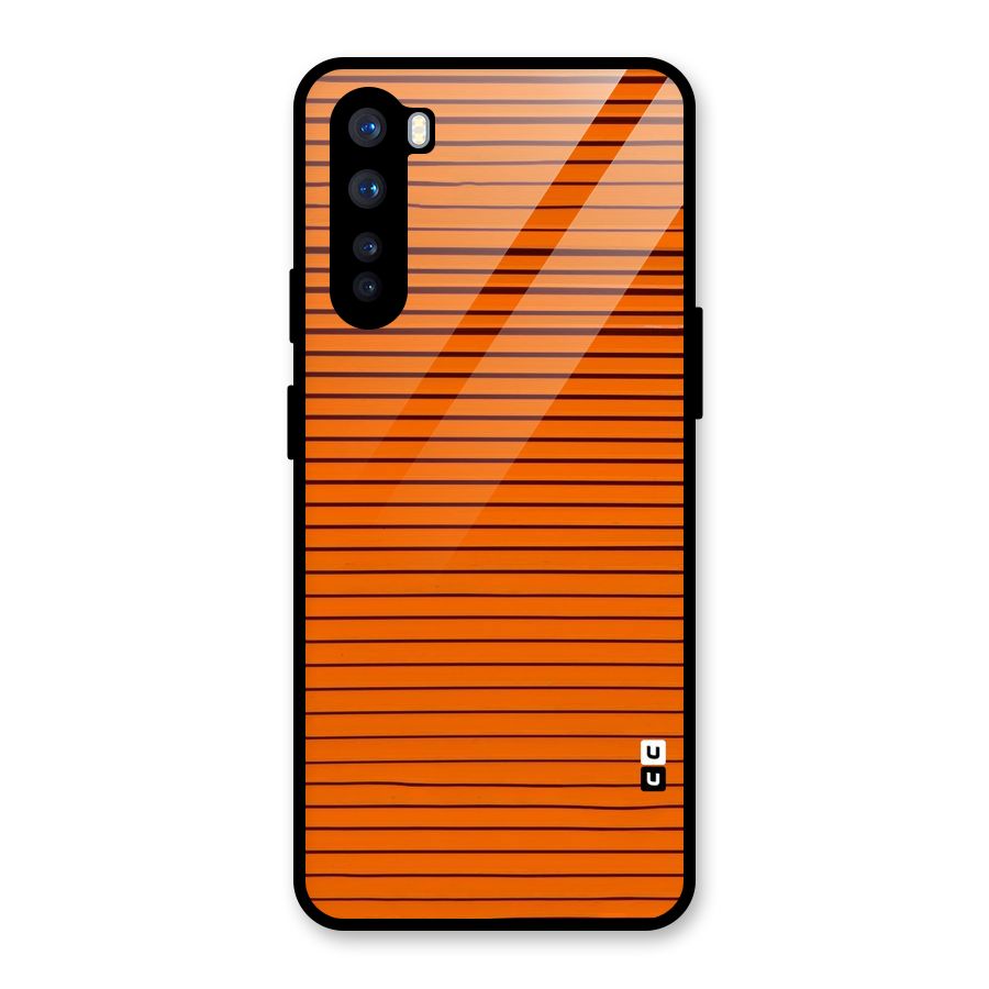 Trippy Stripes Glass Back Case for OnePlus Nord