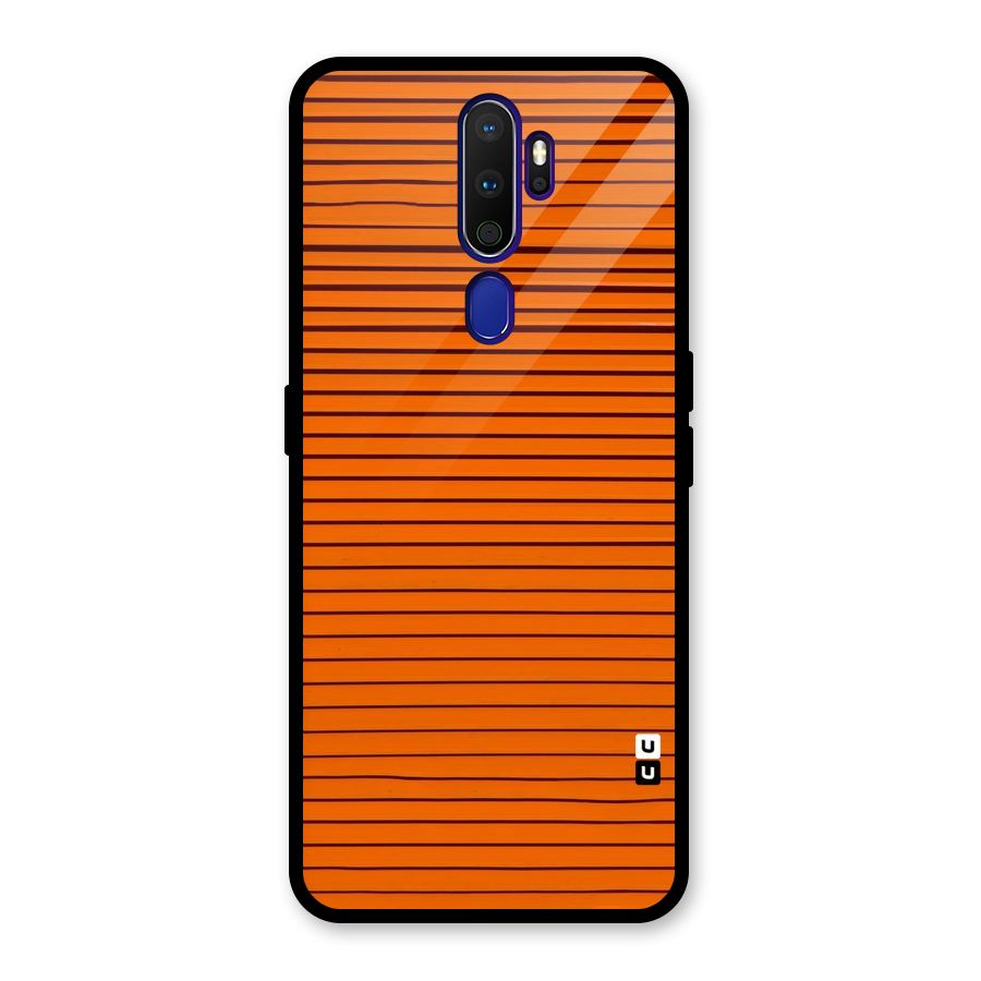 Trippy Stripes Glass Back Case for Oppo A9 (2020)