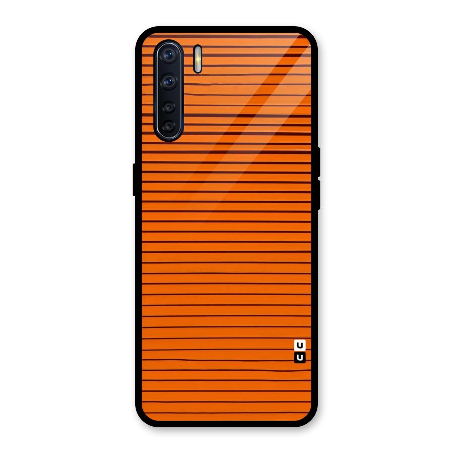 Trippy Stripes Glass Back Case for Oppo F15