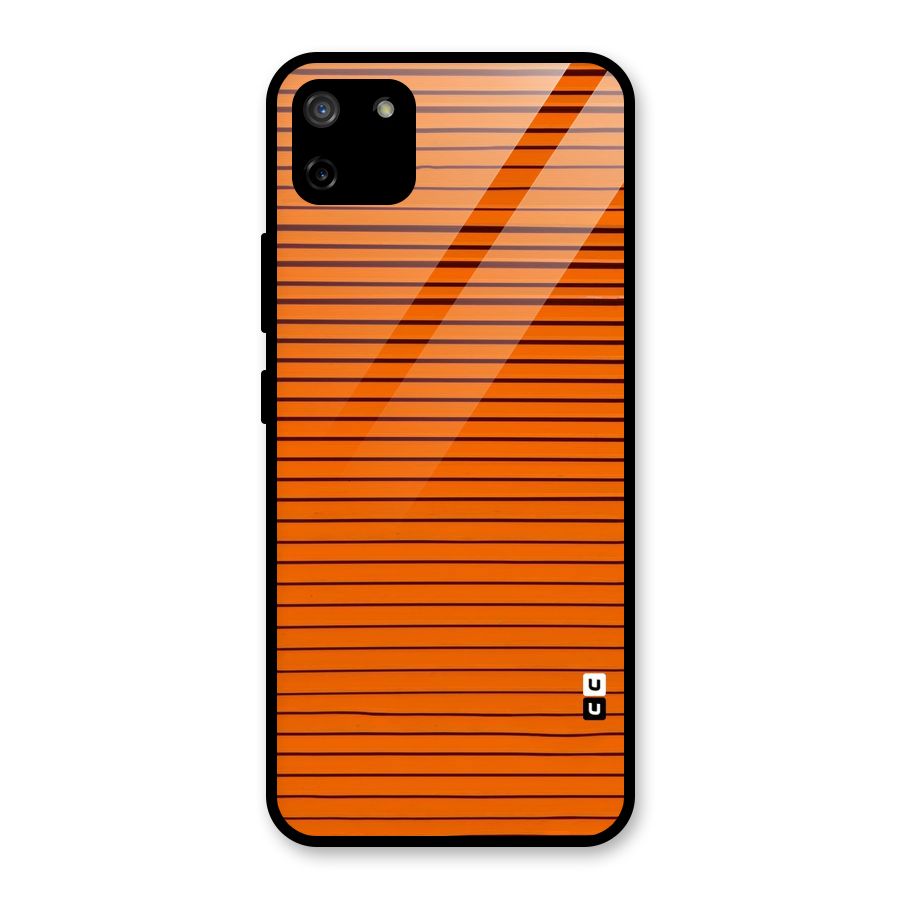 Trippy Stripes Glass Back Case for Realme C11