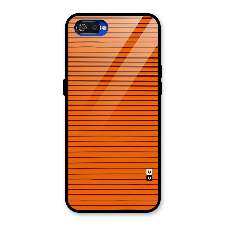 Trippy Stripes Glass Back Case for Realme C2