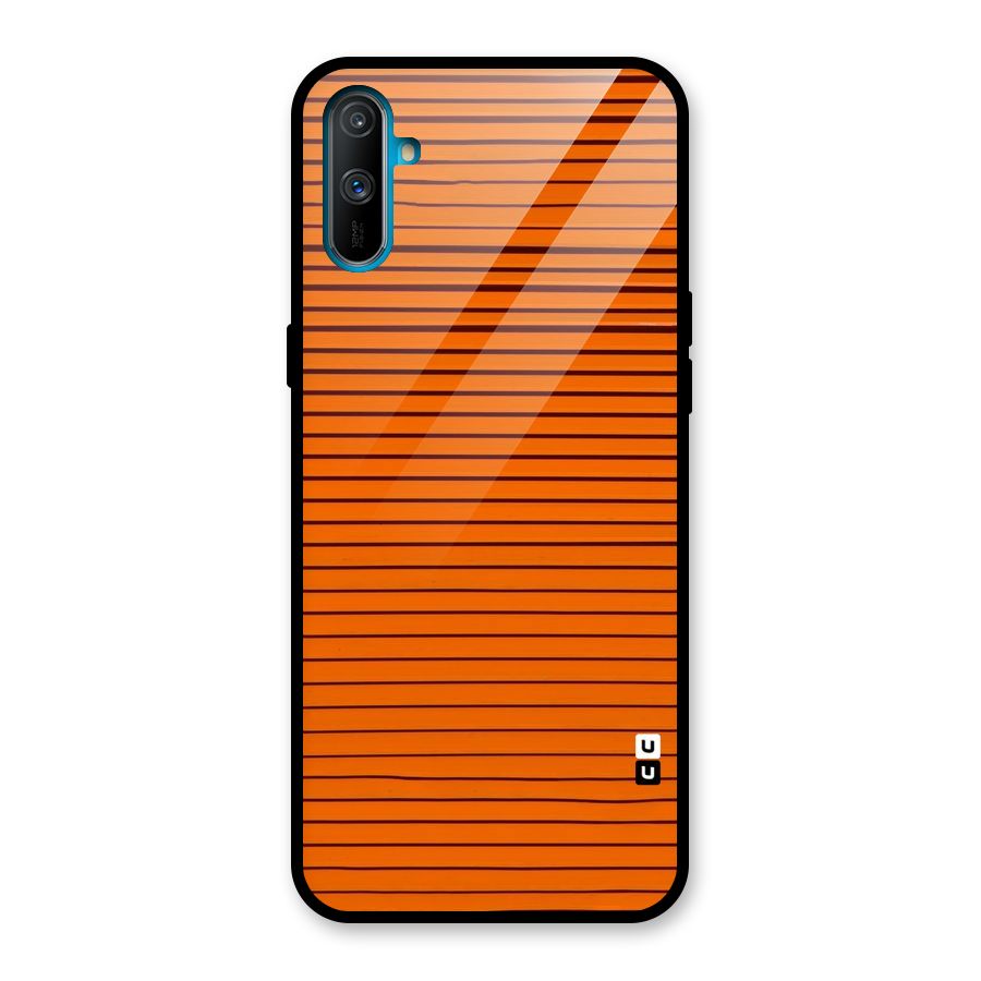 Trippy Stripes Glass Back Case for Realme C3