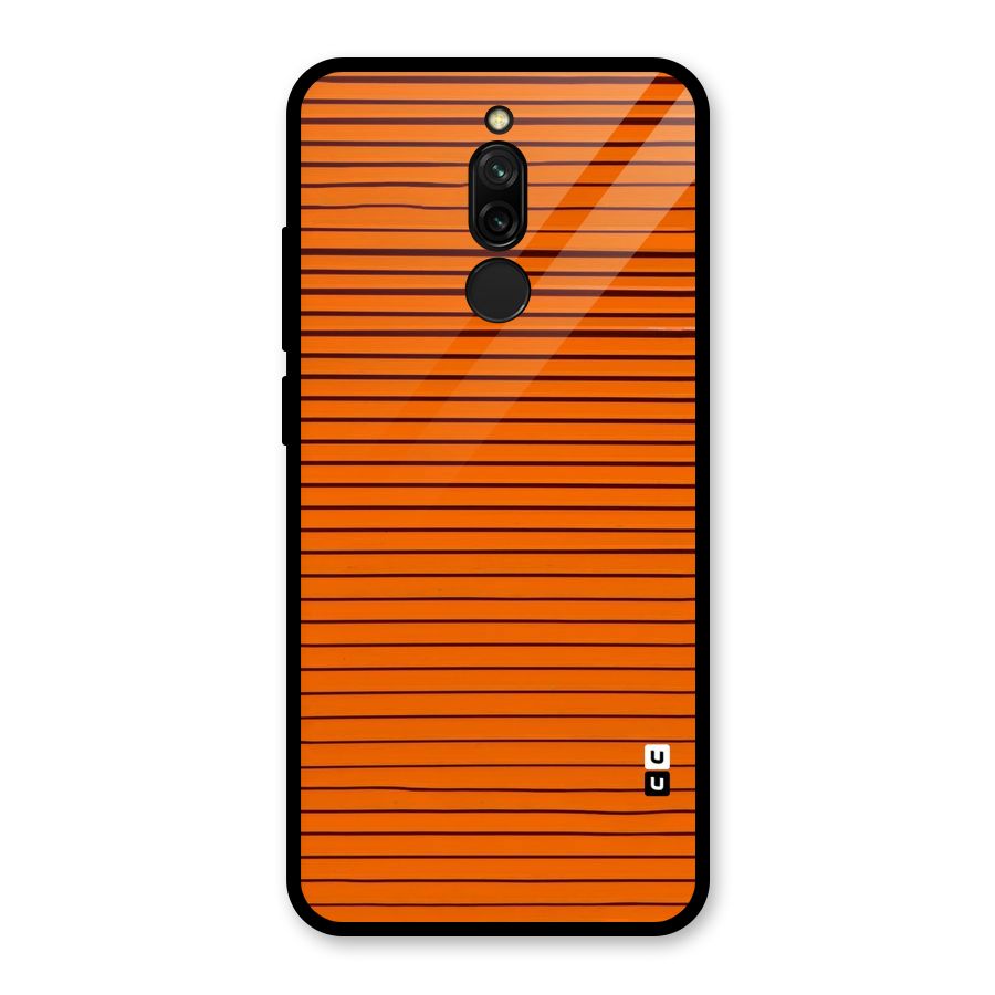 Trippy Stripes Glass Back Case for Redmi 8