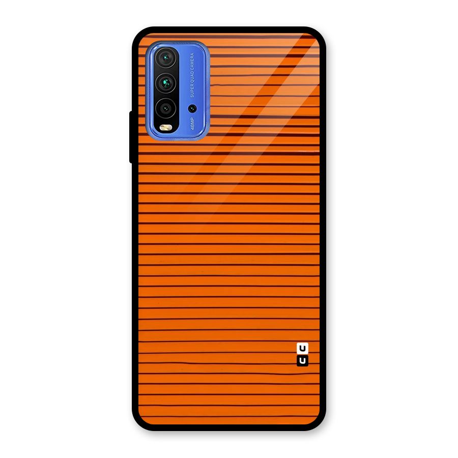 Trippy Stripes Glass Back Case for Redmi 9 Power