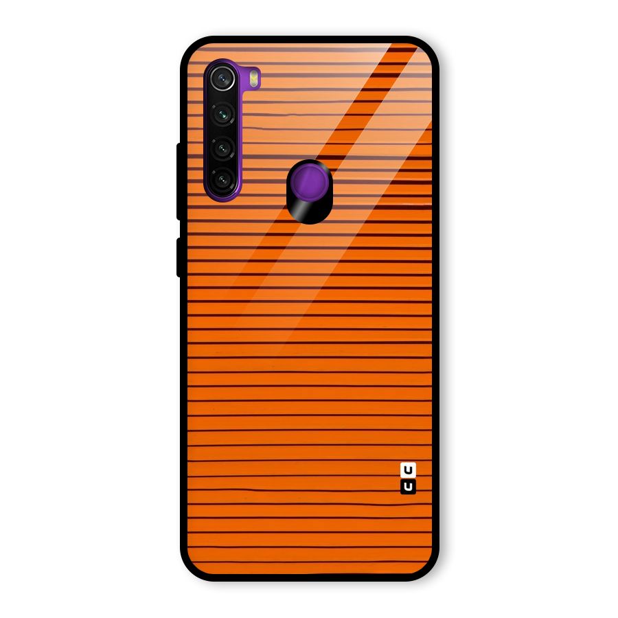 Trippy Stripes Glass Back Case for Redmi Note 8