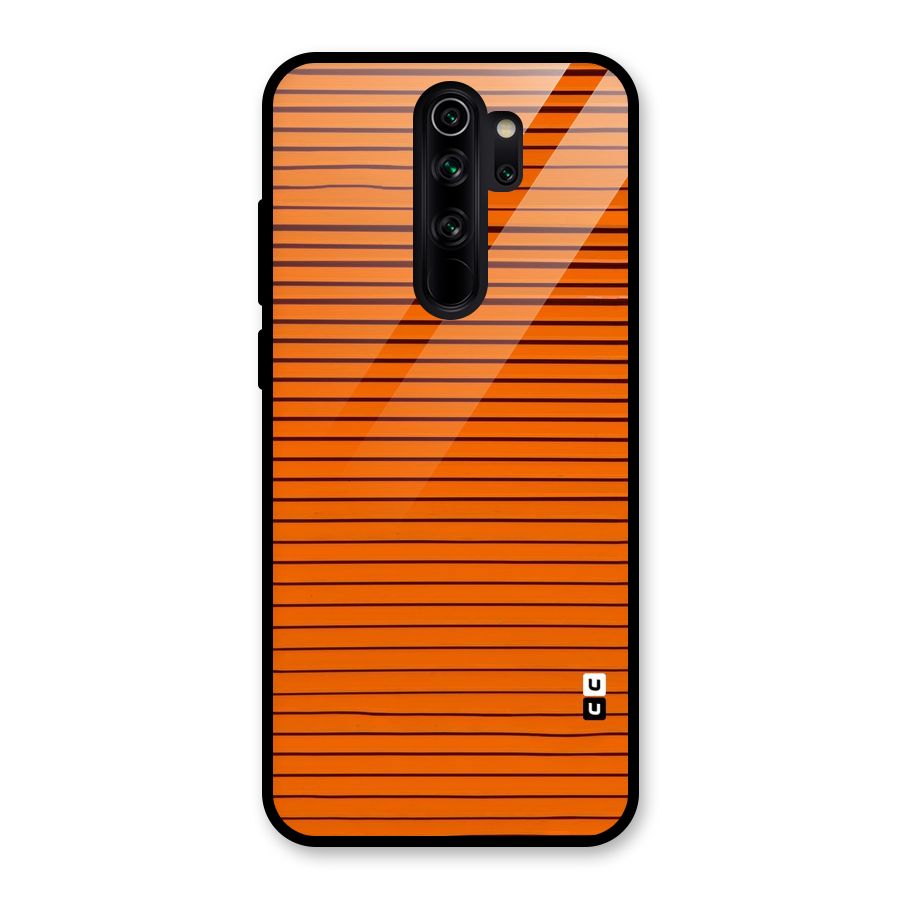 Trippy Stripes Glass Back Case for Redmi Note 8 Pro