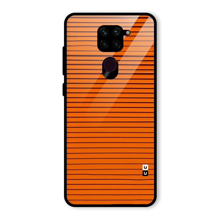 Trippy Stripes Glass Back Case for Redmi Note 9