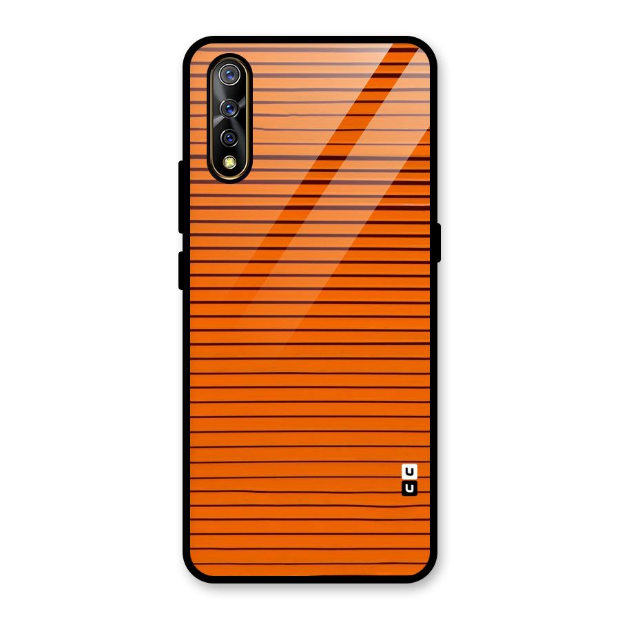 Trippy Stripes Glass Back Case for Vivo S1