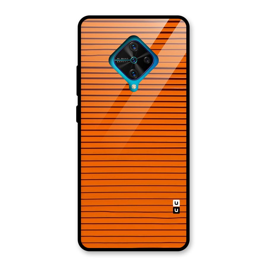 Trippy Stripes Glass Back Case for Vivo S1 Pro