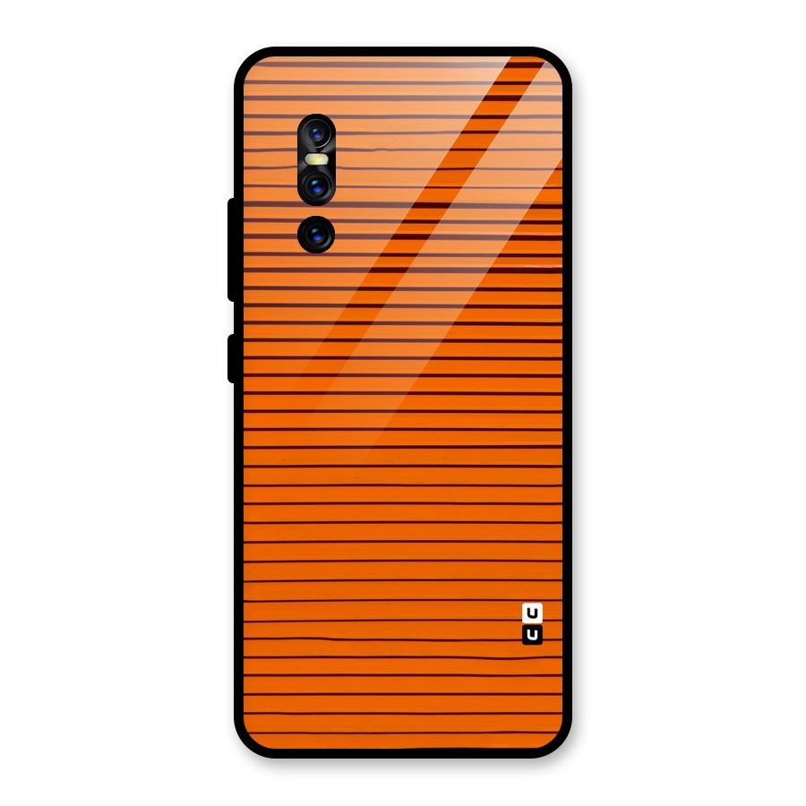 Trippy Stripes Glass Back Case for Vivo V15 Pro