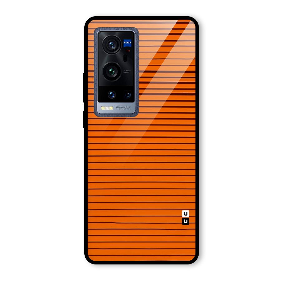 Trippy Stripes Glass Back Case for Vivo X60 Pro Plus