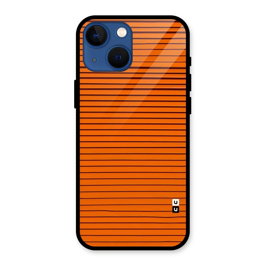 Trippy Stripes Glass Back Case for iPhone 13 Mini