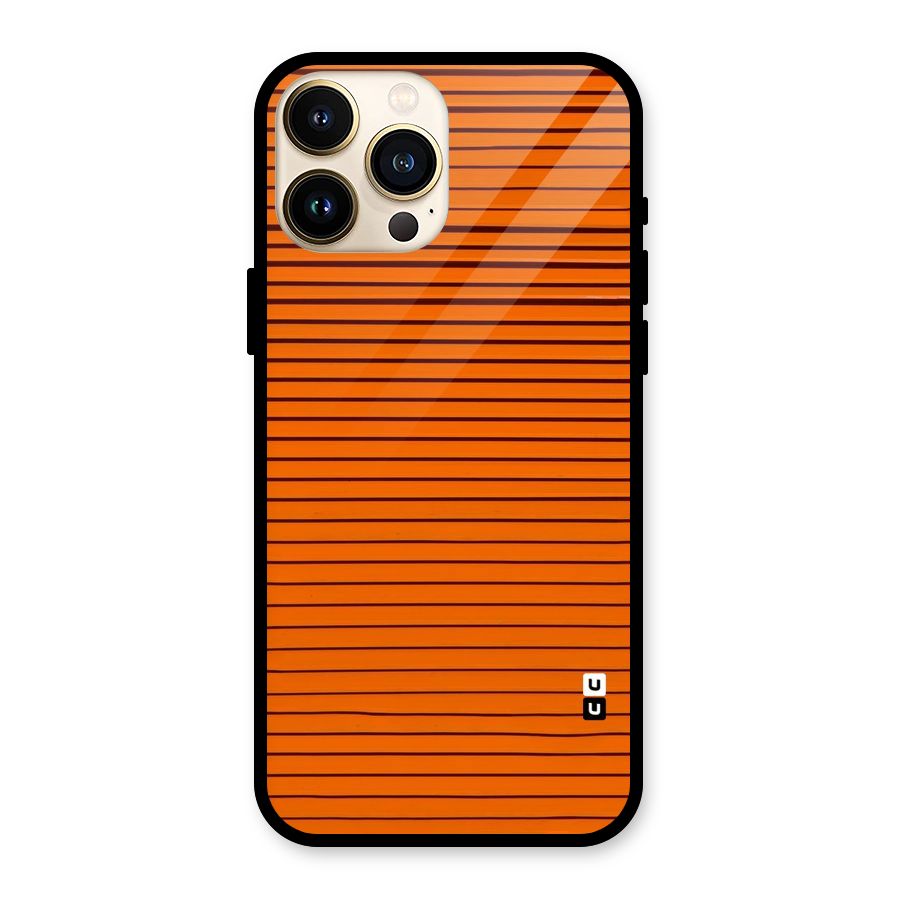 Trippy Stripes Glass Back Case for iPhone 13 Pro Max