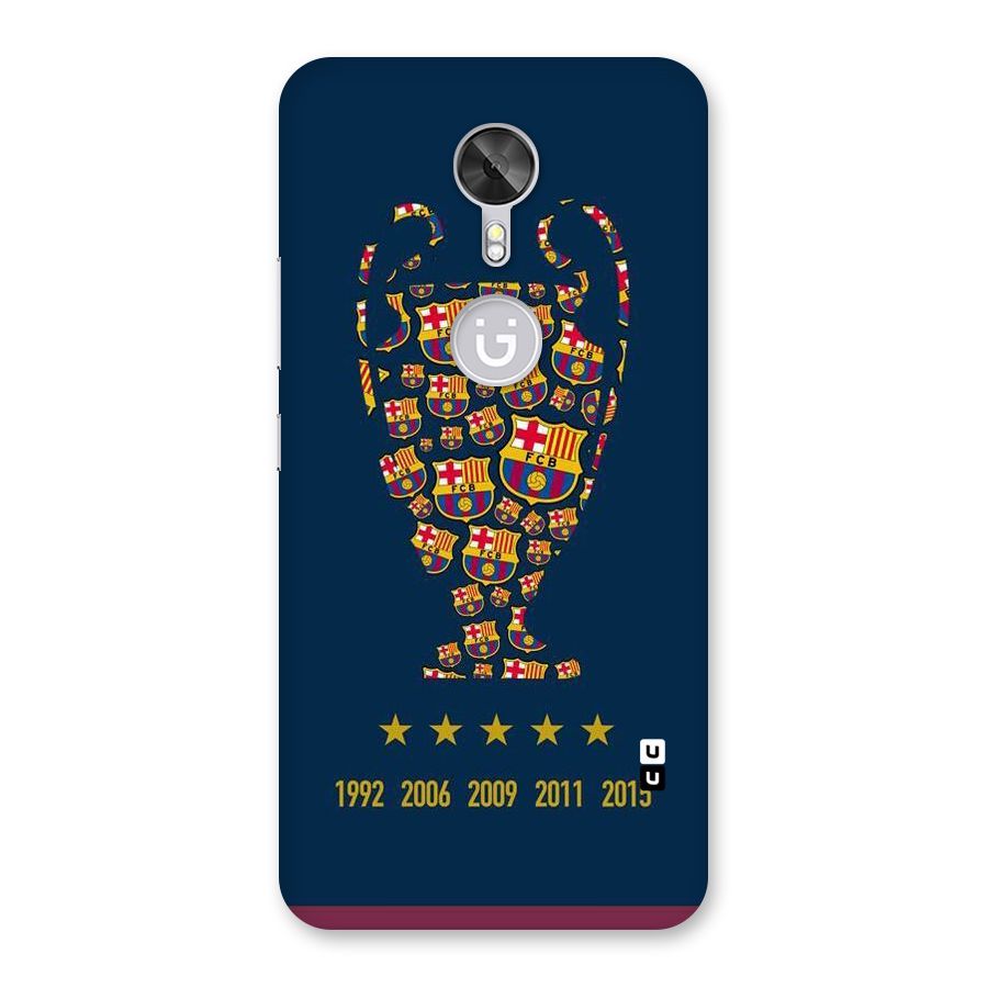 Trophy Team Back Case for Gionee A1