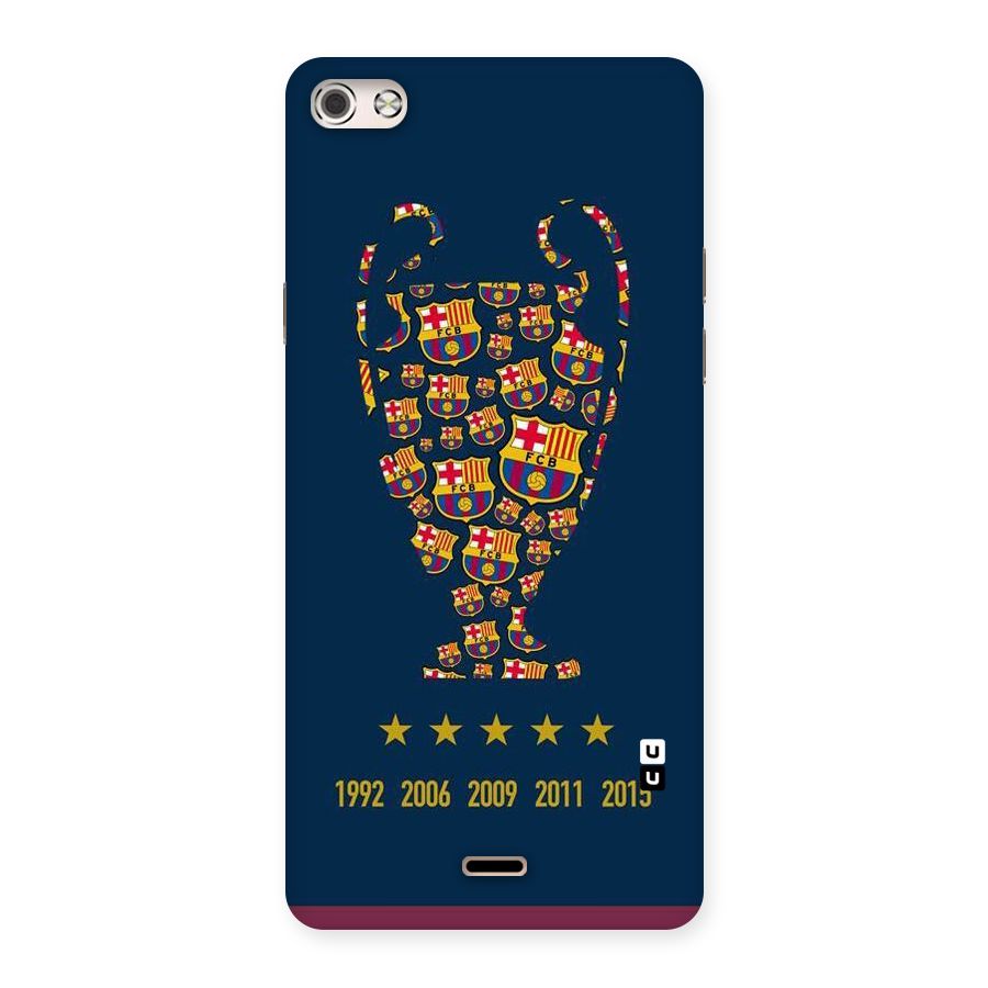 Trophy Team Back Case for Micromax Canvas Silver 5