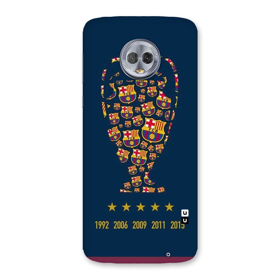 Trophy Team Back Case for Moto G6 Plus