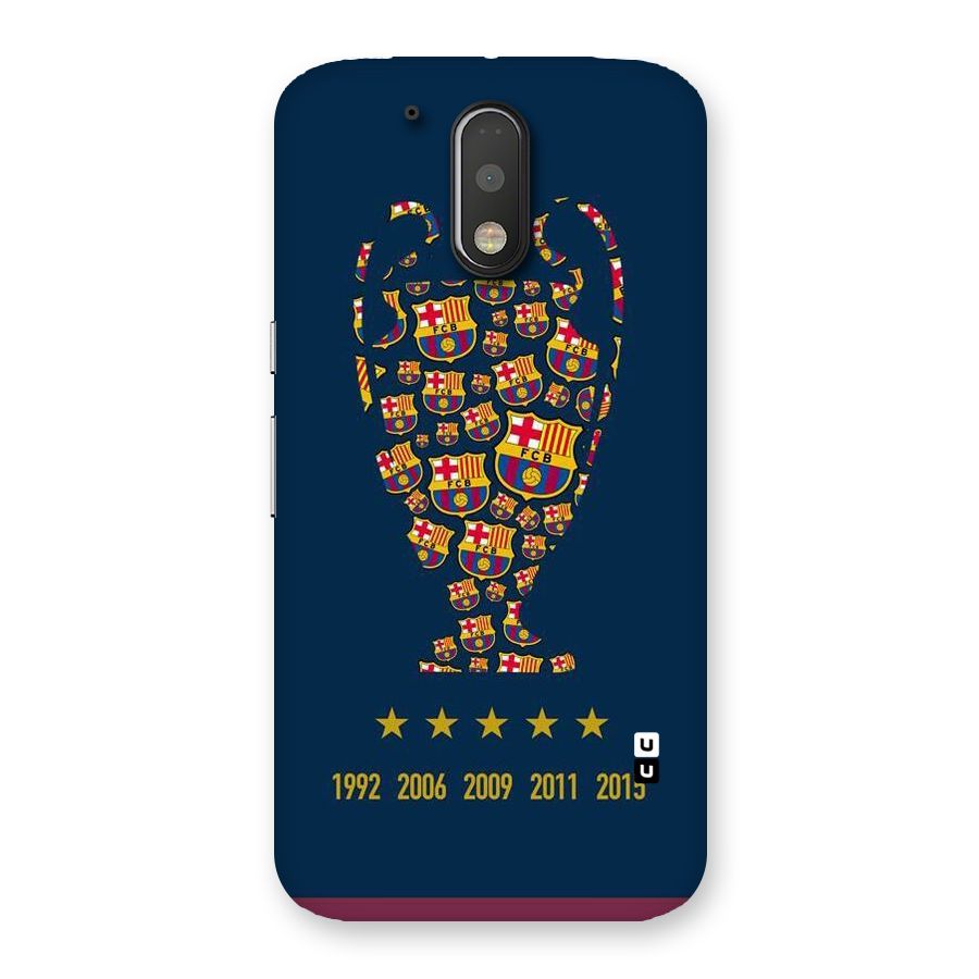 Trophy Team Back Case for Motorola Moto G4 Plus