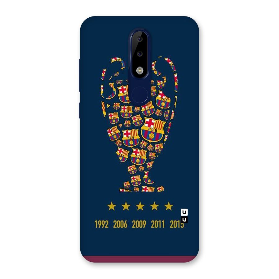 Trophy Team Back Case for Nokia 5.1 Plus