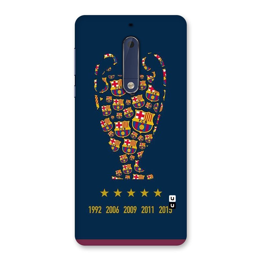 Trophy Team Back Case for Nokia 5
