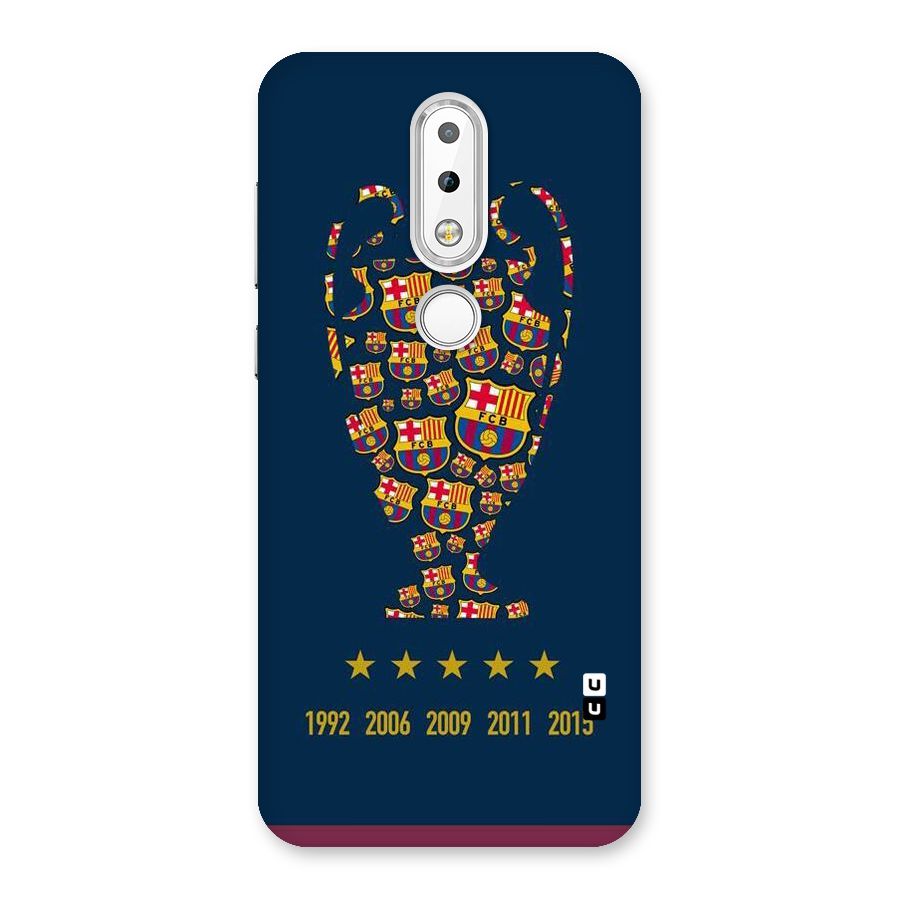 Trophy Team Back Case for Nokia 6.1 Plus
