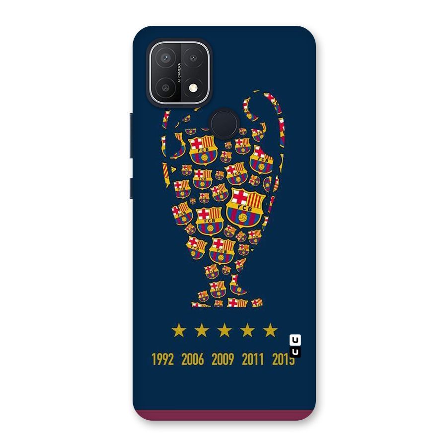 Trophy Team Back Case for Oppo A15