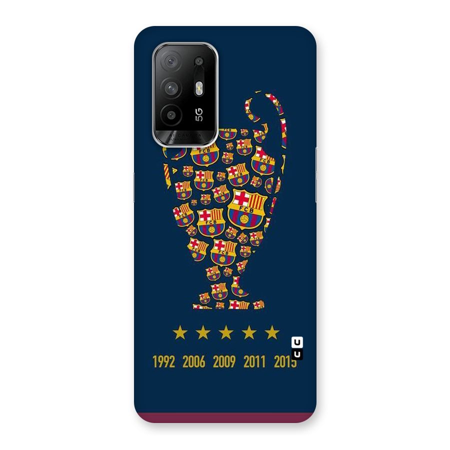 Trophy Team Back Case for Oppo F19 Pro Plus 5G