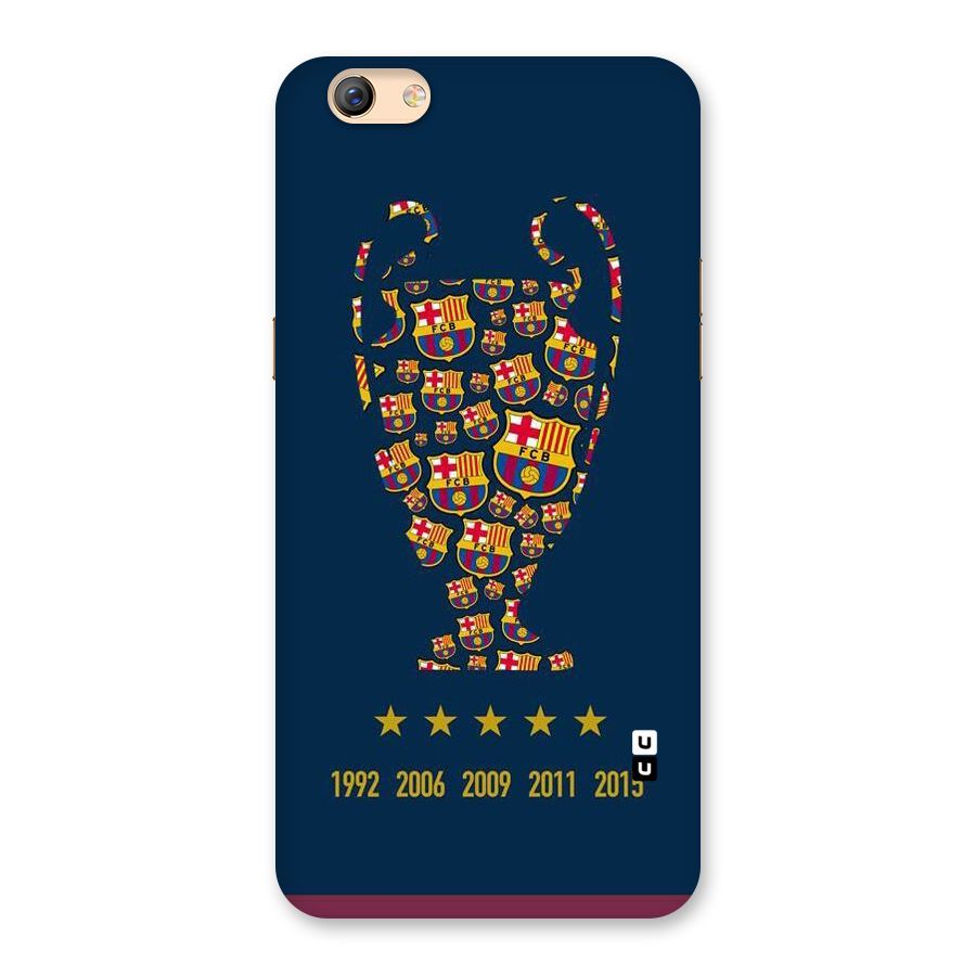 Trophy Team Back Case for Oppo F3 Plus