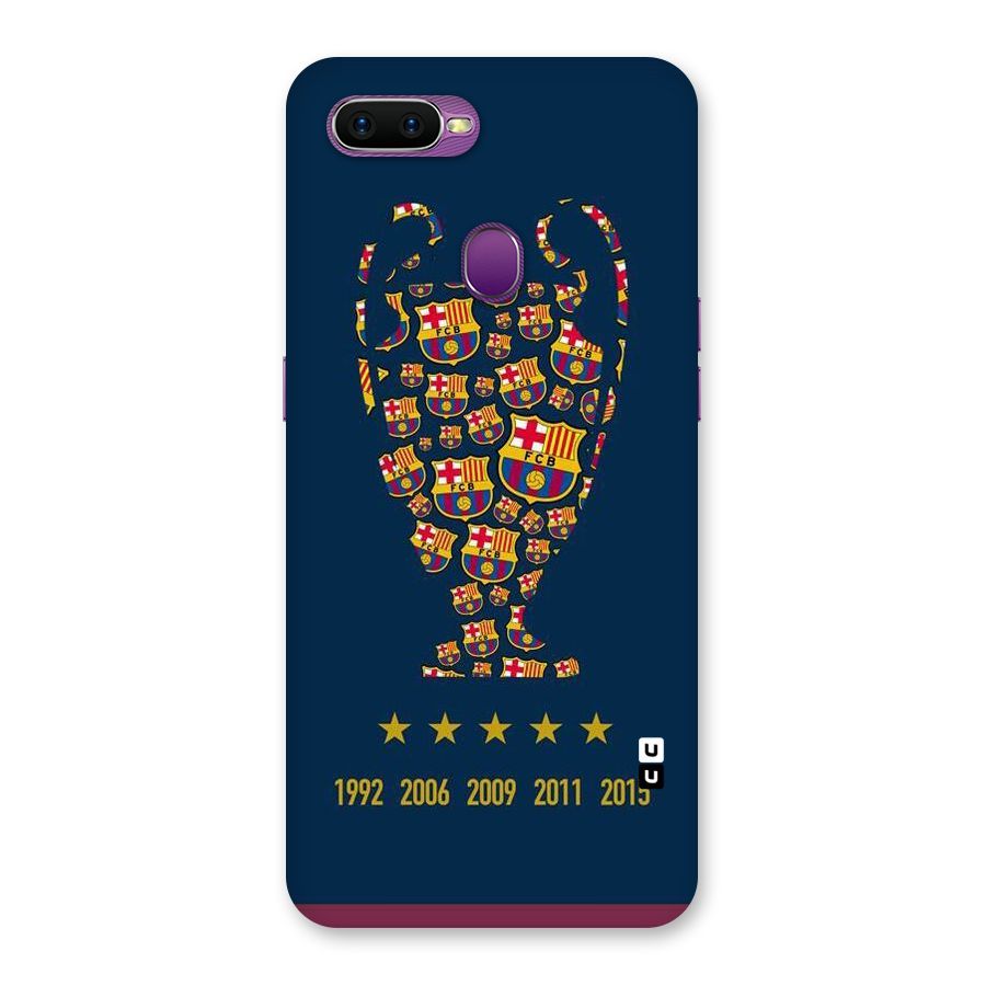 Trophy Team Back Case for Oppo F9