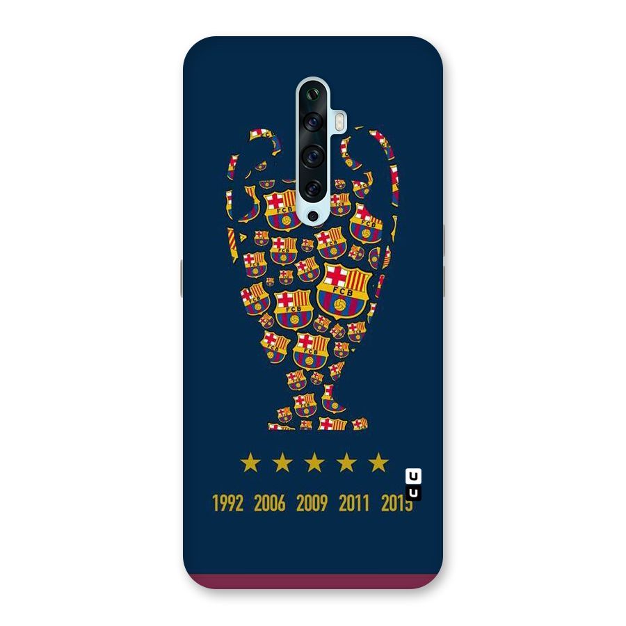 Trophy Team Back Case for Oppo Reno2 F