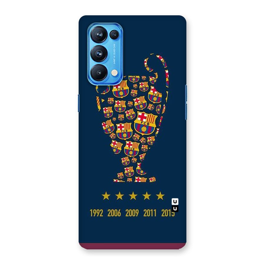 Trophy Team Back Case for Oppo Reno5 Pro 5G