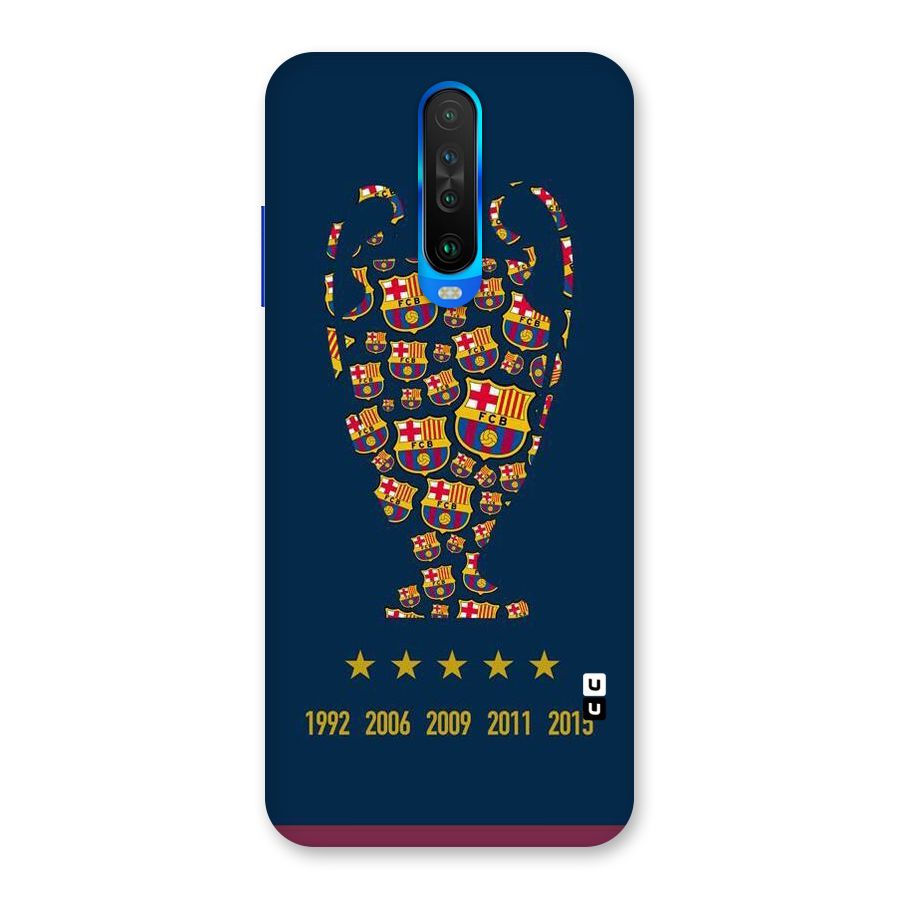 Trophy Team Back Case for Poco X2