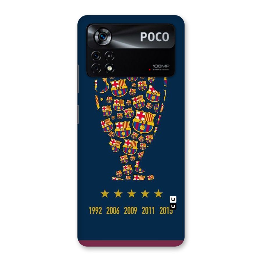 Trophy Team Back Case for Poco X4 Pro 5G