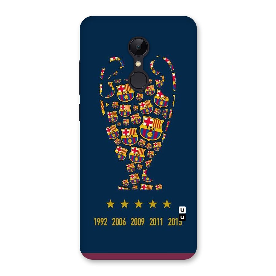Trophy Team Back Case for Redmi 5