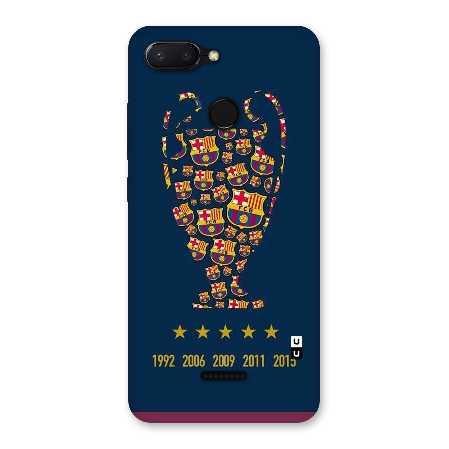 Trophy Team Back Case for Redmi 6