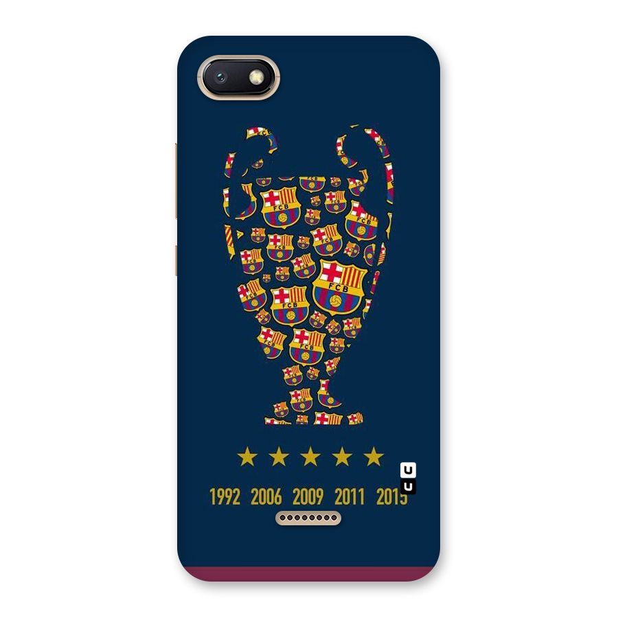 Trophy Team Back Case for Redmi 6A