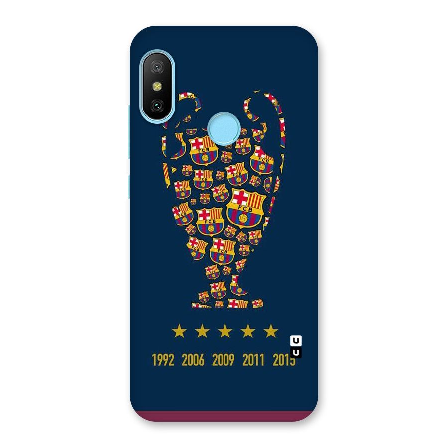 Trophy Team Back Case for Redmi 6 Pro