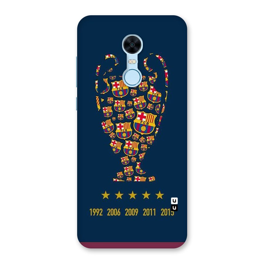Trophy Team Back Case for Redmi Note 5