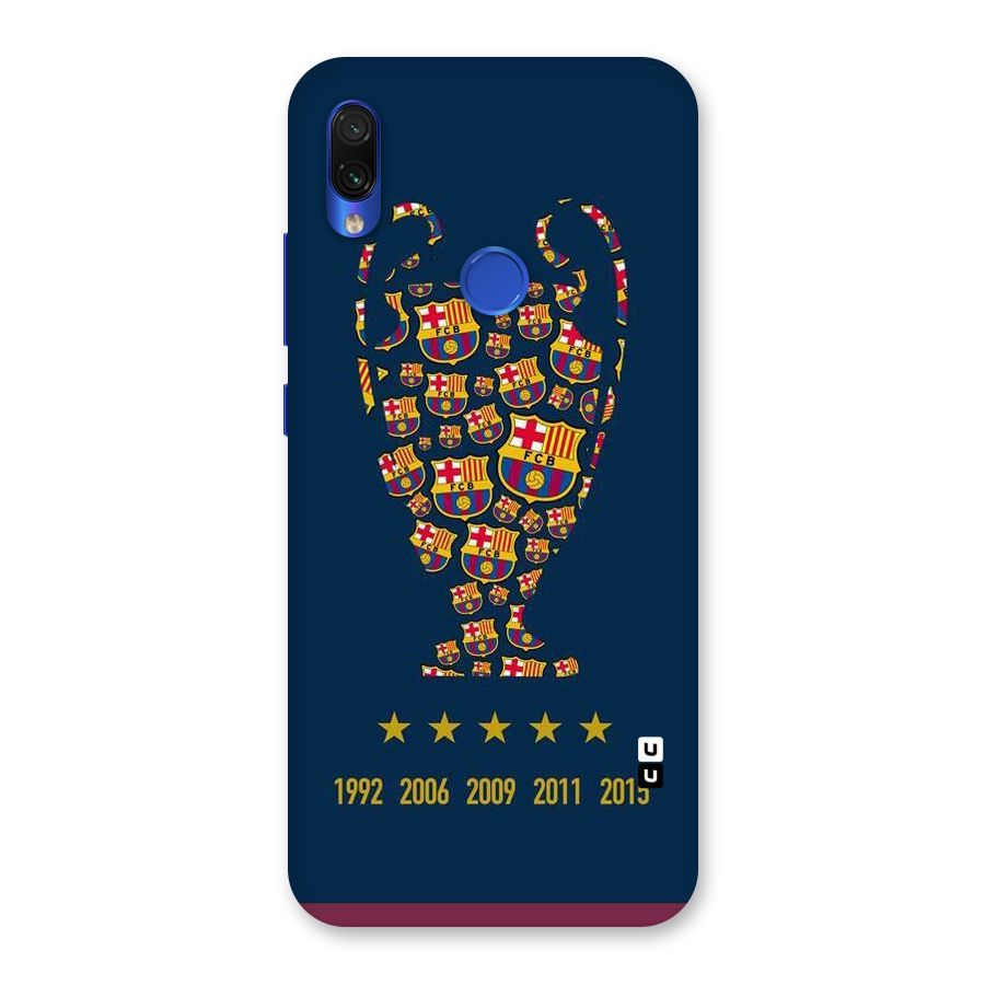 Trophy Team Back Case for Redmi Note 7S