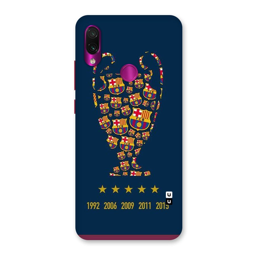 Trophy Team Back Case for Redmi Note 7 Pro