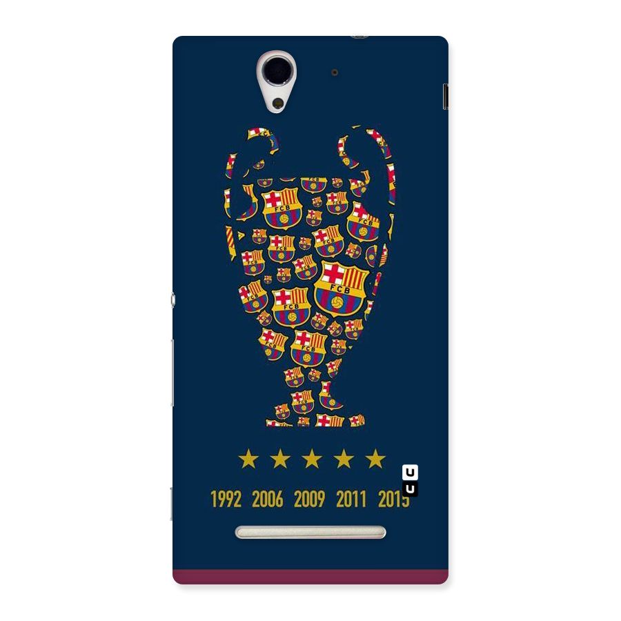 Trophy Team Back Case for Sony Xperia C3
