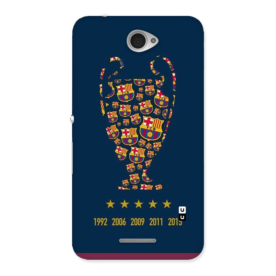 Trophy Team Back Case for Sony Xperia E4