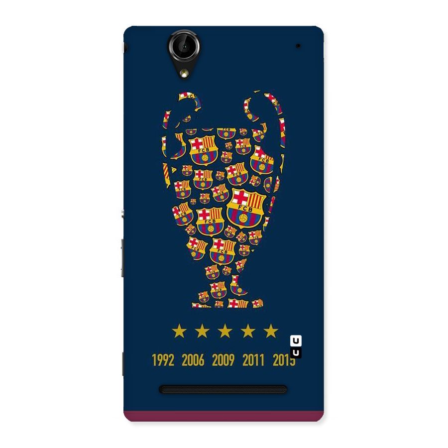 Trophy Team Back Case for Sony Xperia T2